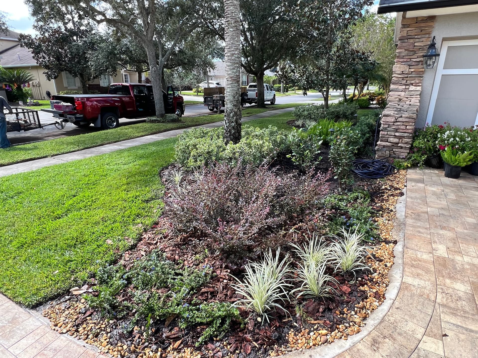 Finished landscape project
